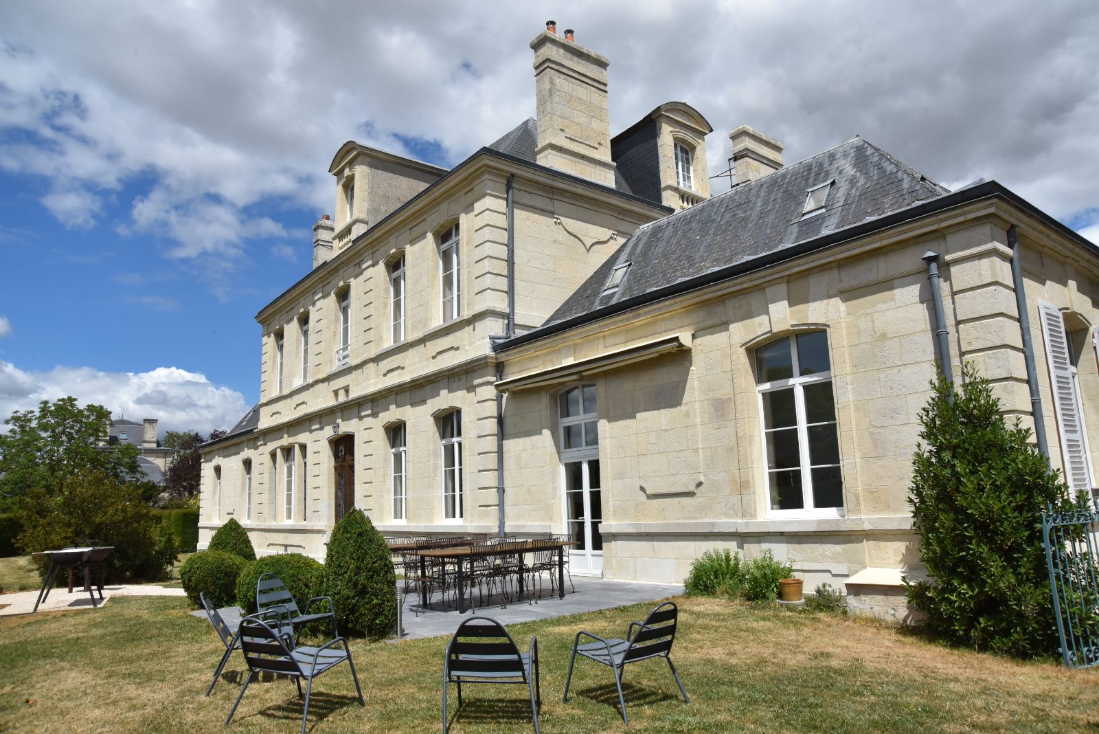 Terrasse, store ban, barbecue